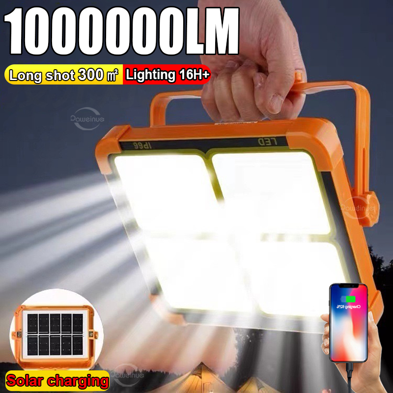 Outdoor Lighting Transformer - 新しい 20000mAh ソーラー充電式キャンプランタンハイパワーバンク LED テントライト強力なマグネット懐中電灯修理緊急ランプ