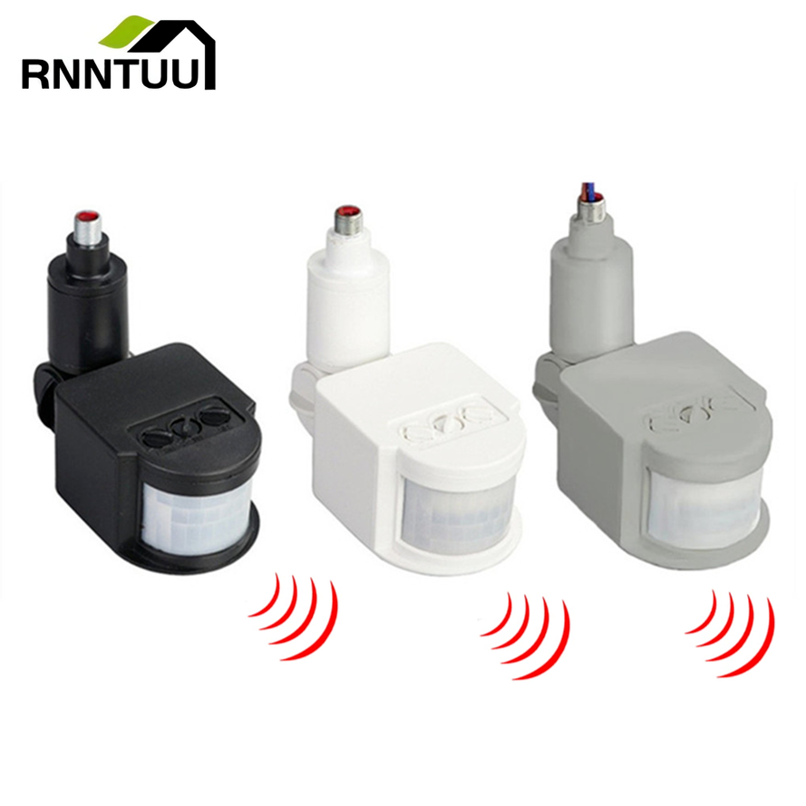 Outdoor Lighting Timer Switch - Rntuu-モーションセンサー付き屋外照明スイッチ,LEDライト付き自動赤外線センサー,110v/220v,12v 24v
