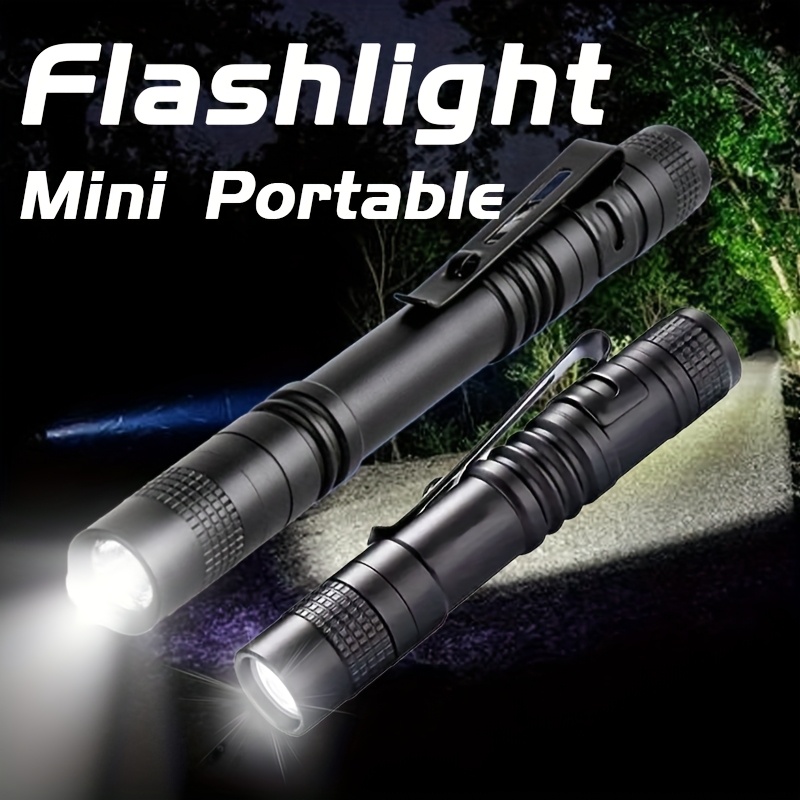 Outdoor Lighting Nearby - ミニポータブルLED懐中電灯ポケット超明るい高ルーメンハンドヘルドペンライトlinterna ledトーチキャンプ屋外緊急用