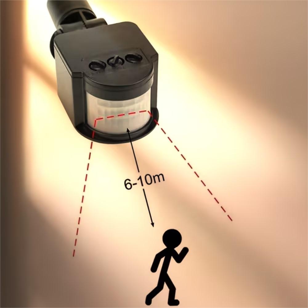 Outdoor Lighting Timer Switch - Pirモーションセンサー,赤外線,自動,壁掛けタイマー,LEDライトスイッチ,12V, 220V, 110V, 24V