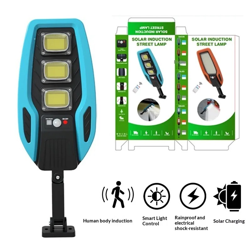 Led Flood Light - LEDソーラーライト屋外ガーデン街路灯、モーションセンサーとリモコン付き、防水ウォールライト、ガレージ投光器用