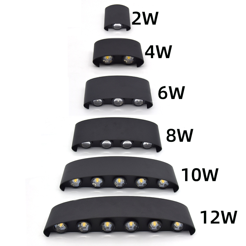 上下 LED ウォールランプ防水 IP65 アルミインテリア - Outdoor Lighting Up And Down のレビューと価格