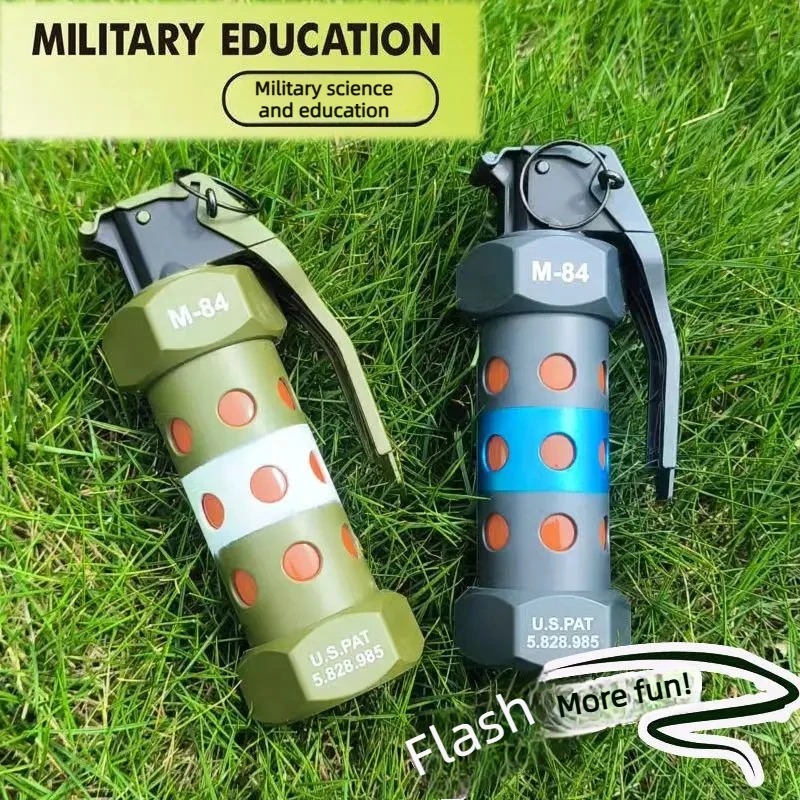 戦術的な M84 ダミー手榴弾モデル ストロボ LED サバ - Outdoor Lighting Nearby のレビューと価格