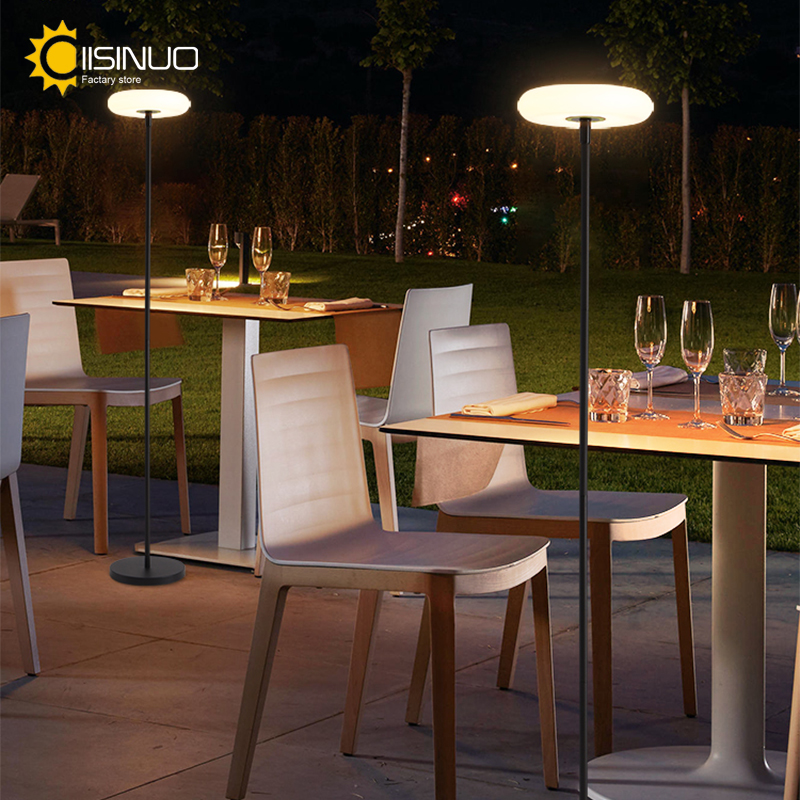 ソーラーパワー屋外フロアランプ、充電式バッテリー、コードレス - Outdoor Lighting Transformer のレビューと価格