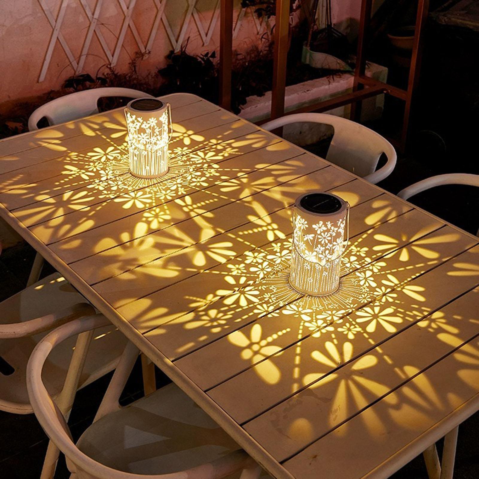 屋外用ランタン ポーチ用 防水フラワーランプ 装飾用ソーラー - Outdoor Lighting Yard Decoration のレビューと価格