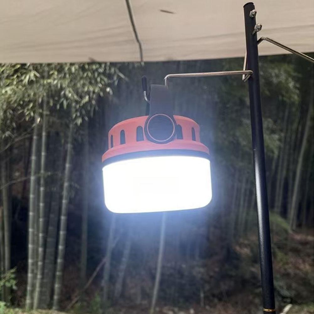 新しいソーラー充電式キャンプライト、充電式バッテリーテントラ - Outdoor Lighting Transformer のレビューと価格