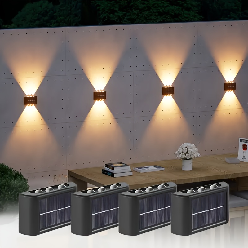 LEDソーラーライト 屋外防水 ソーラーウォールランプ 上下 - Outdoor Lighting Up And Down のレビューと価格