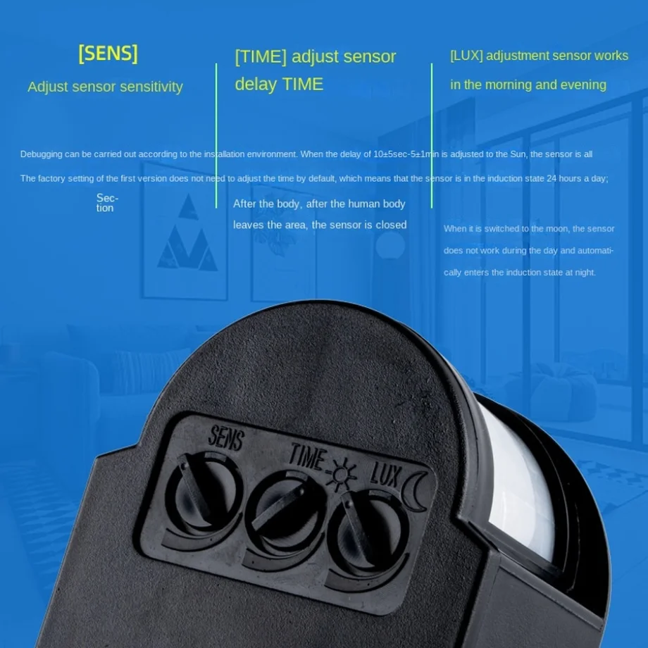 LEDライト付き自動赤外線センサー,モーションセンサー,18 - Outdoor Lighting Timer Switch のレビューと価格