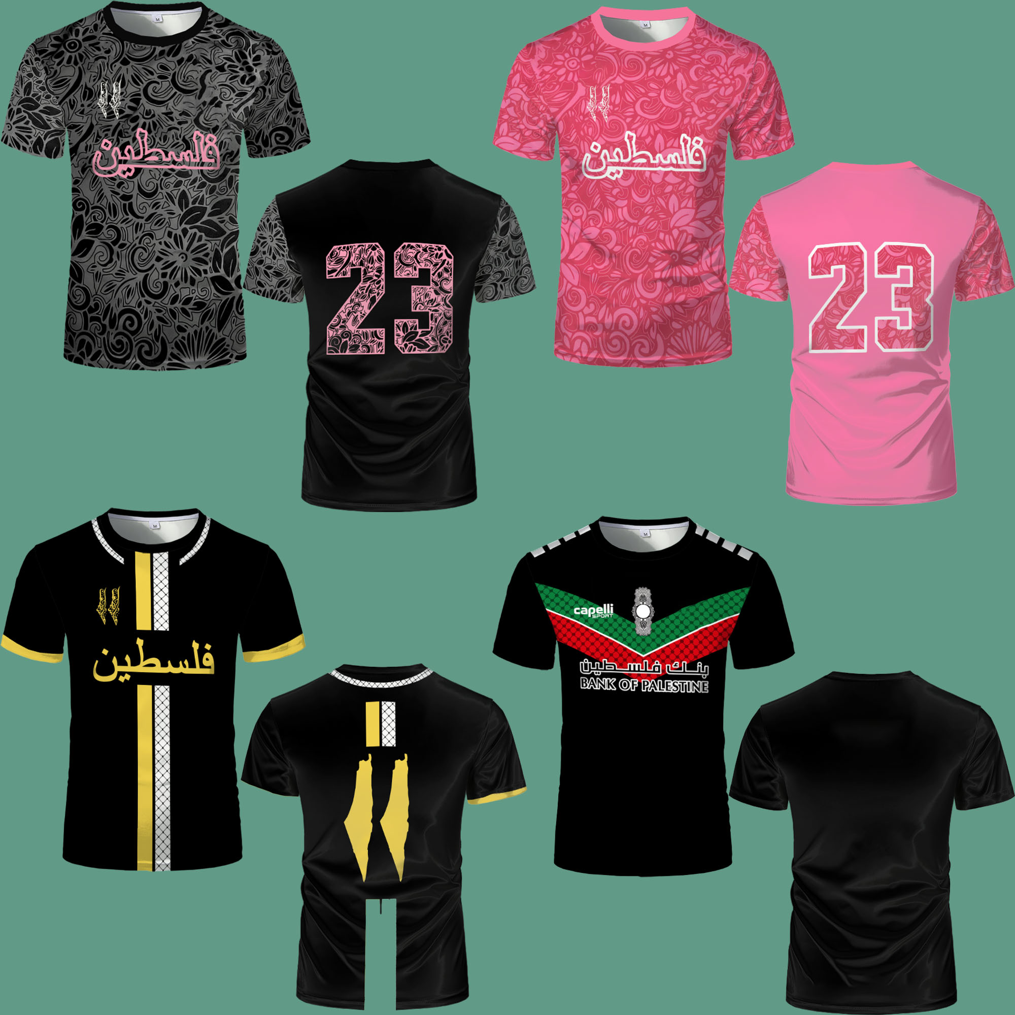 パレスチナサッカーユニフォーム 3Dライトラグジュアリーデジ - Outdoor Lighting Jersey のレビューと価格