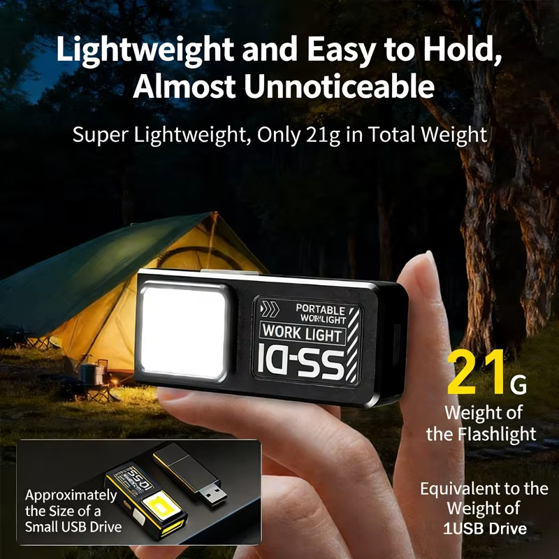 LED COB 懐中電灯タイプ C 充電式ポータブルミニトー - Led Flood Light のレビューと価格
