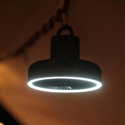 LEDライト付きポータブルキャンプファン、三脚スタンド、テン - Outdoor Lighting Nearby のレビューと価格
