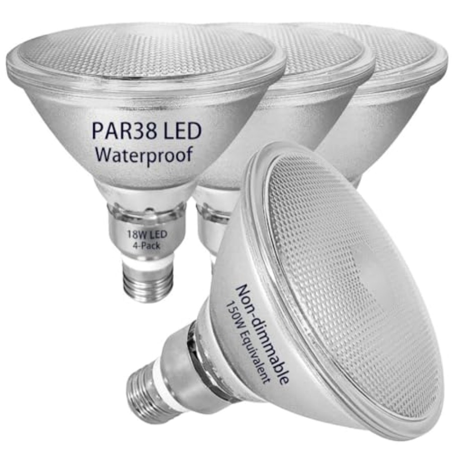 ガラス反射板PAR38 LED電球、温白色光、18W、屋内/ - Led Flood Light のレビューと価格