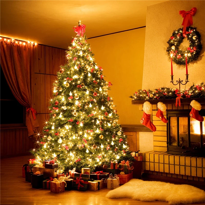 10 メートル USB/バッテリー電源ボール LED ストリ - Outdoor Lighting Xmas のレビューと価格