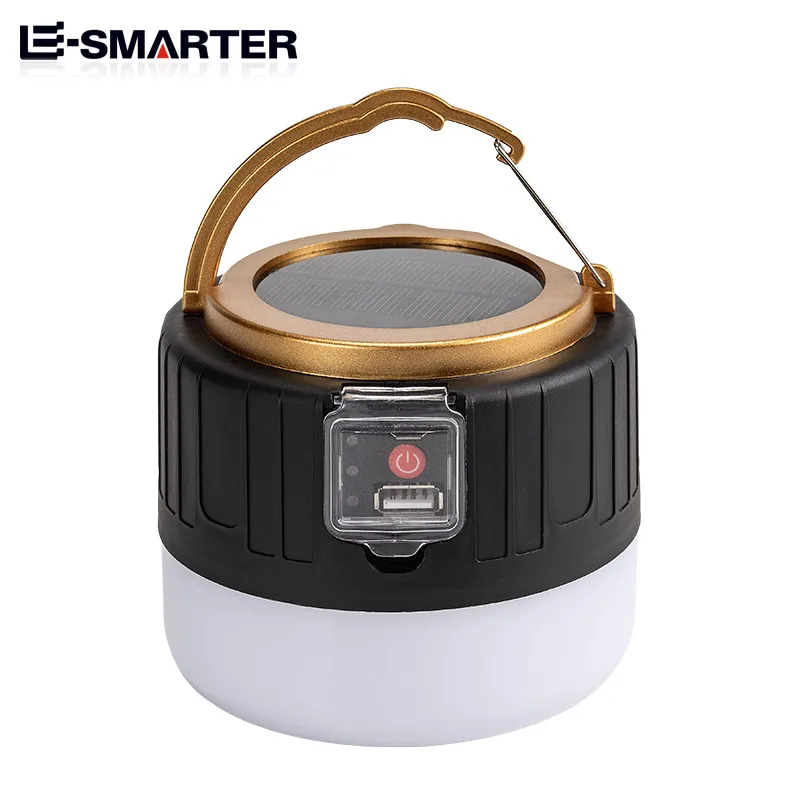 キャンピングライト屋外ソーラーled usb充電式テントポー - Outdoor Lighting Transformer のレビューと価格