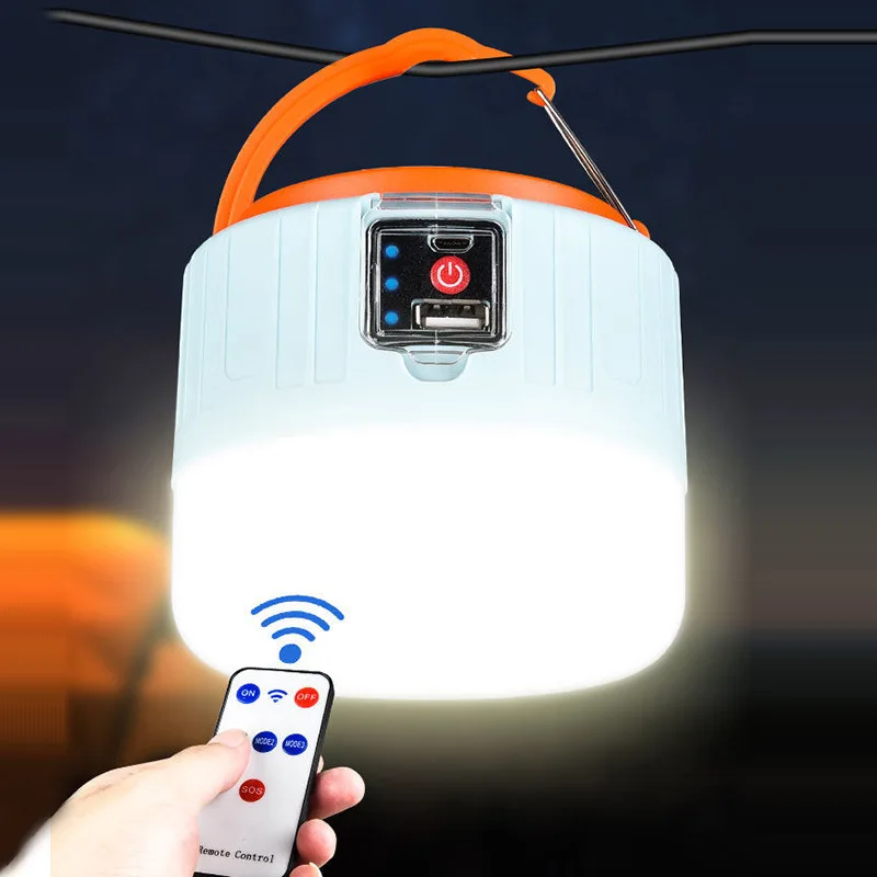 キャンピングライト屋外ソーラーled usb充電式テントポー - Outdoor Lighting Transformer のレビューと価格