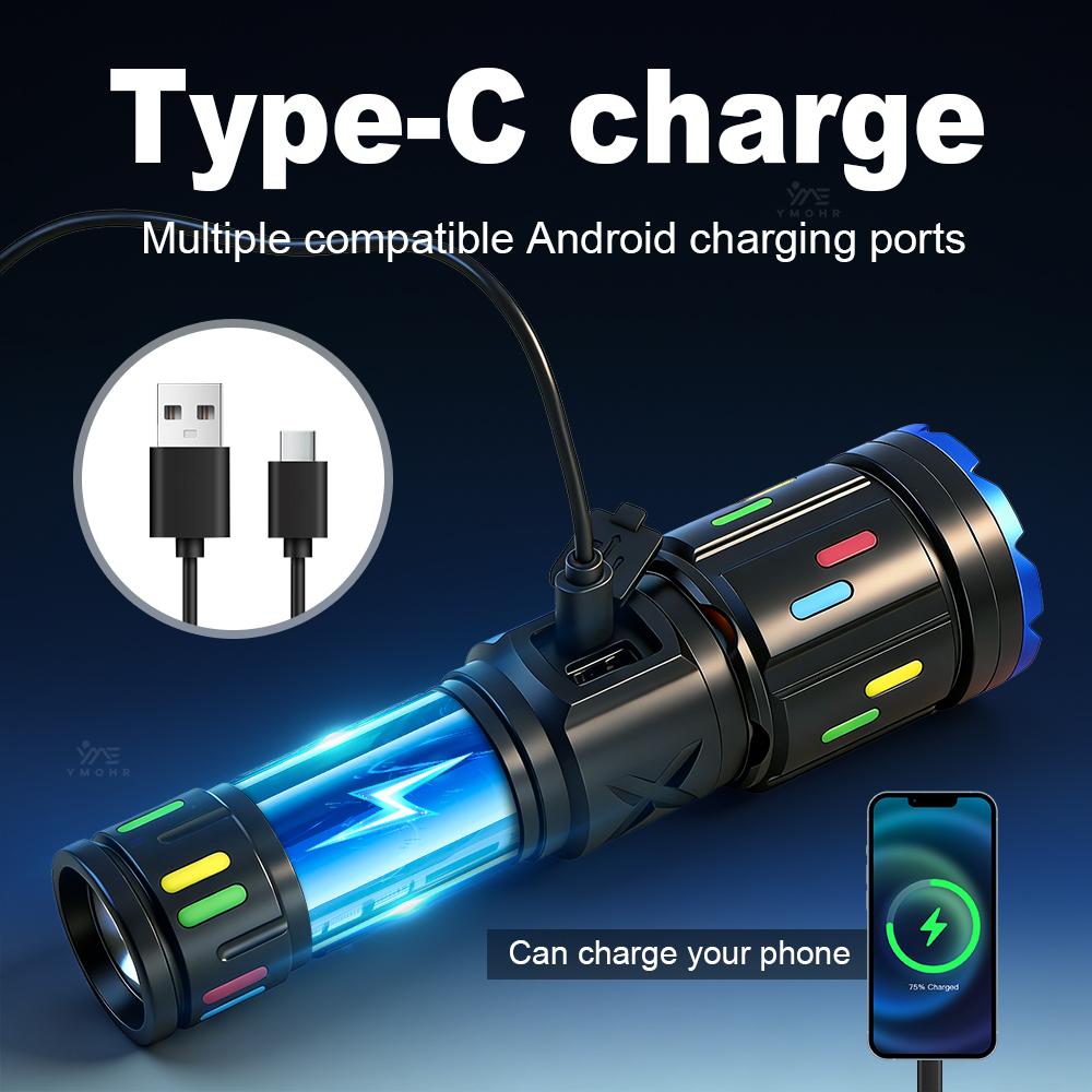 XHP70 ハイパワーキャンプ懐中電灯ポータブル充電式スポッ - Outdoor Lighting Nearby のレビューと価格