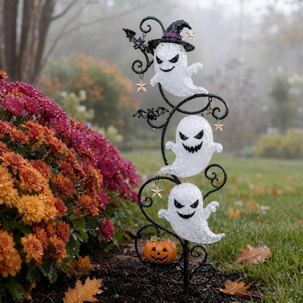 ハロウィン防水LEDグラウンドランプ、不気味な休日の芝生や歩 - Outdoor Lighting Yard Decoration のレビューと価格