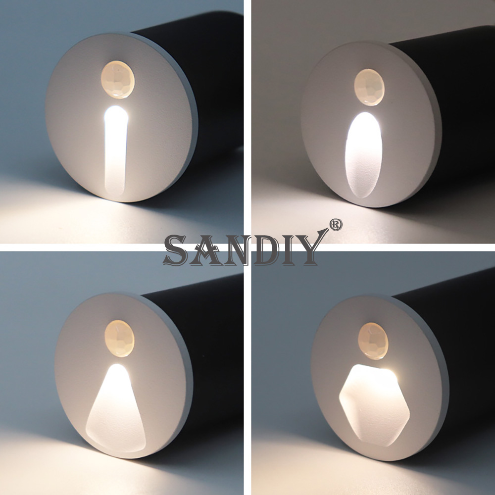 SANDIY LED階段ライト モーションセンサー ステップ - Outdoor Lighting Up And Down のレビューと価格