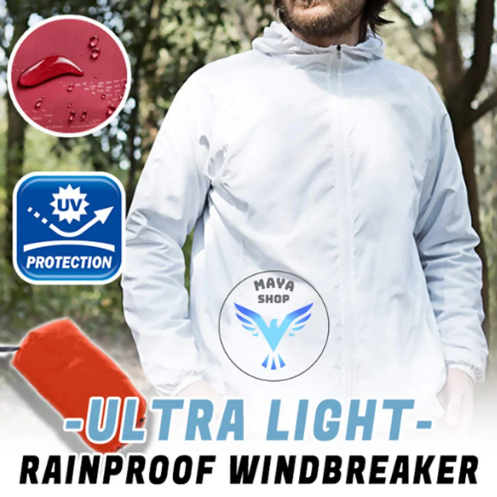 超軽量サイクリングジャケット,防水,防風,レインコート,バイ - Outdoor Lighting Jersey のレビューと価格