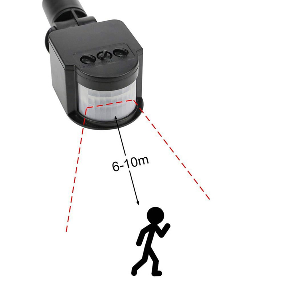 モーションセンサー220v pir赤外線自動運動検出器タイマ - Outdoor Lighting Timer Switch のレビューと価格