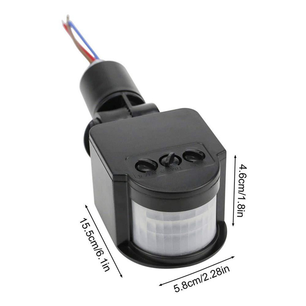 モーションセンサー220v pir赤外線自動運動検出器タイマ - Outdoor Lighting Timer Switch のレビューと価格