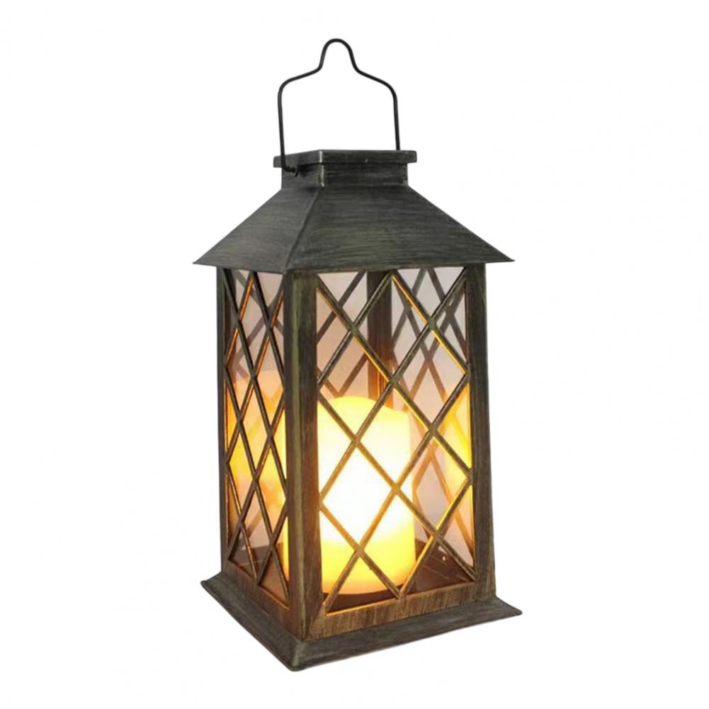 レトロソーラーランタン、屋外ソーラーキャンドルランタン、吊り - Outdoor Lighting Yard Decoration のレビューと価格