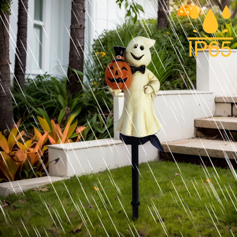 屋外ハロウィンゴーストパスウェイライト防水ハロウィンソーラー - Outdoor Lighting Yard Decoration のレビューと価格