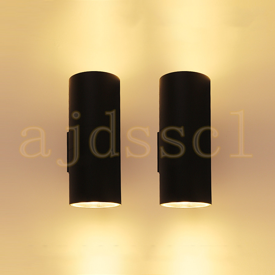 LEDポーチウォールライト上下防水18W 24Wシリンダー型 - Outdoor Lighting Up And Down のレビューと価格