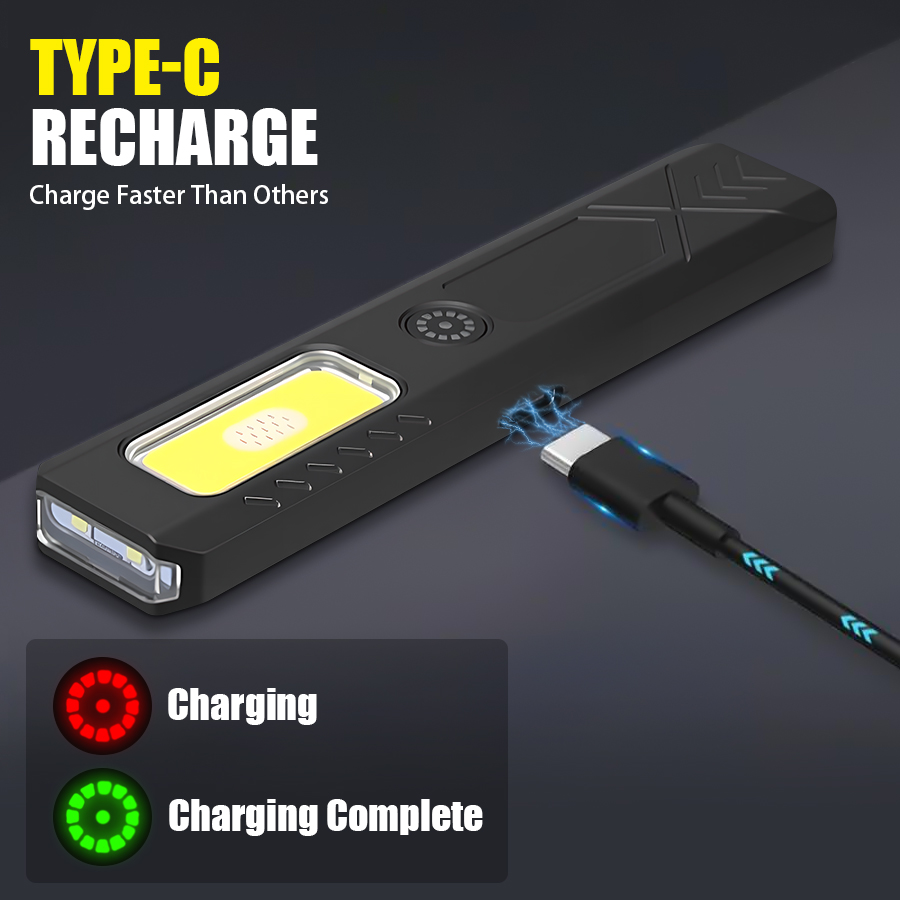 LEDハットクリップ懐中電灯 USB-C充電式 800LM明 - Led Flood Light のレビューと価格