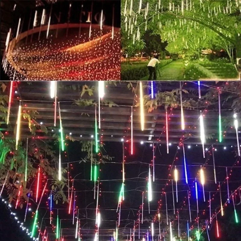 30 センチメートル/50 センチメートル防水流星雨雨 8  - Outdoor Lighting Xmas のレビューと価格