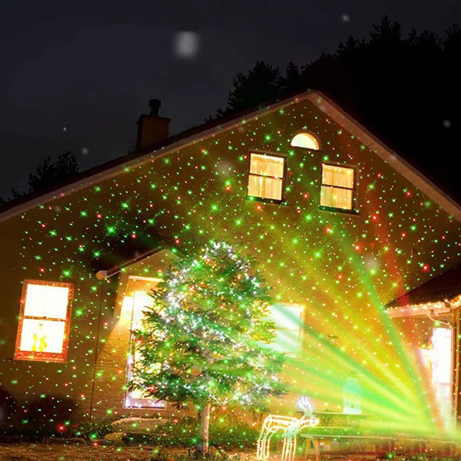 移動フルスカイスターレーザープロジェクターランプ屋外ガーデン - Outdoor Lighting Xmas のレビューと価格