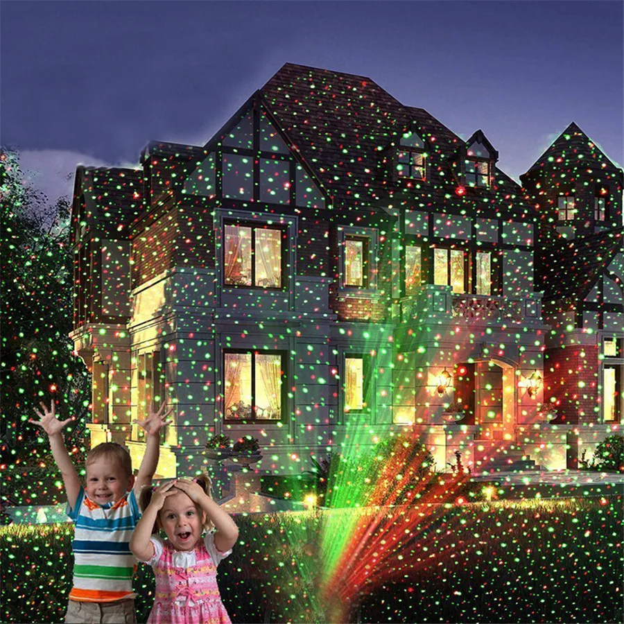 移動フルスカイスターレーザープロジェクターランプ屋外ガーデン - Outdoor Lighting Xmas のレビューと価格