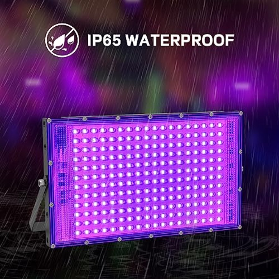 150W LEDブラックライト2個パック、グローパーティー用 - Led Flood Light のレビューと価格