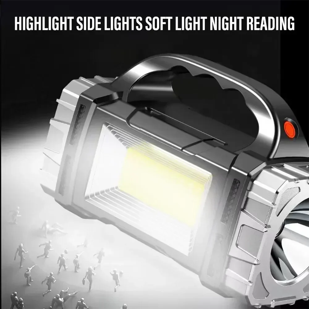 強力なハンドヘルド懐中電灯 USB 充電式トーチ超高輝度ソー - Led Flood Light のレビューと価格
