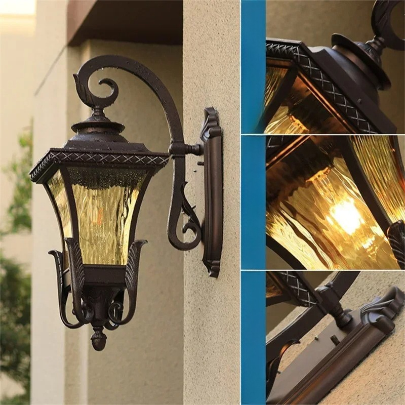 ヴィラコミュニティヨーロピアンスタイル屋外ウォールライト防水 - Outdoor Lighting Up And Down のレビューと価格