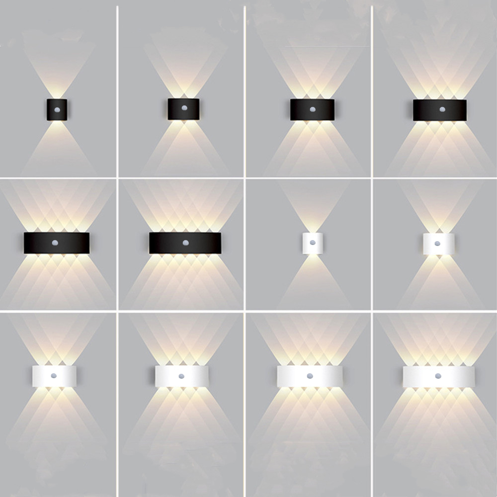Pirモーションセンサー付きウォールライト,屋外照明,庭,リ - Outdoor Lighting Up And Down のレビューと価格