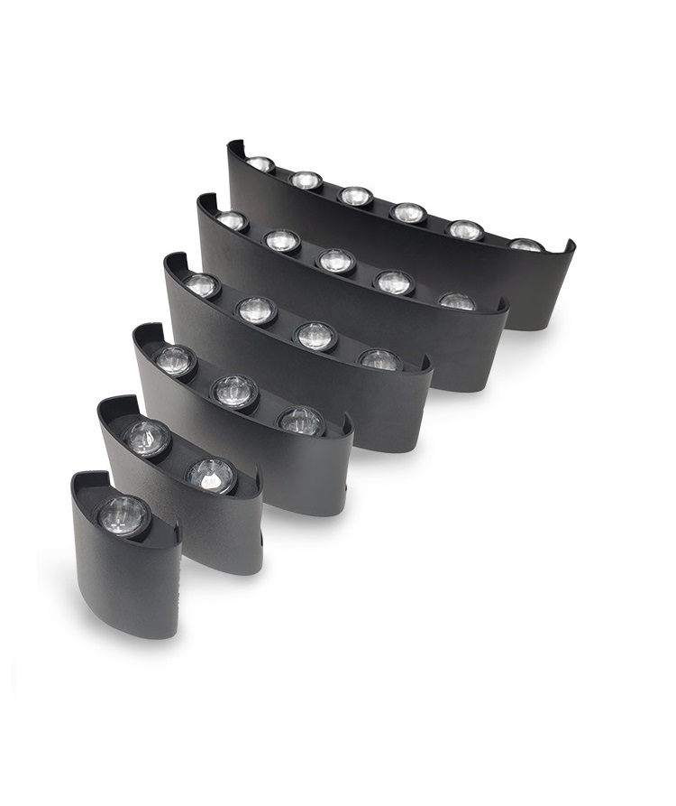現代の主導壁ランプ屋外階段照明器具ベッドサイドロフトリビング - Outdoor Lighting Up And Down のレビューと価格