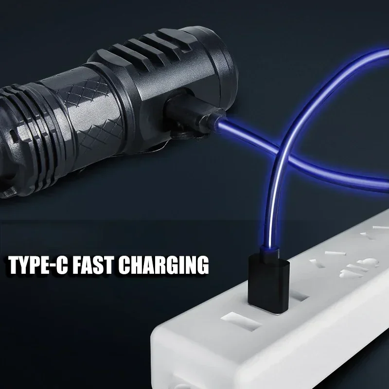 ポータブル高輝度 3 LED 懐中電灯 Type-c 充電電 - Outdoor Lighting Nearby のレビューと価格