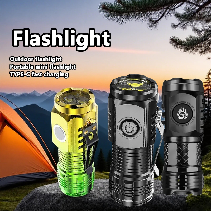超高輝度ミニ LED 懐中電灯トーチ充電式釣り照明ランタン強 - Outdoor Lighting Nearby のレビューと価格