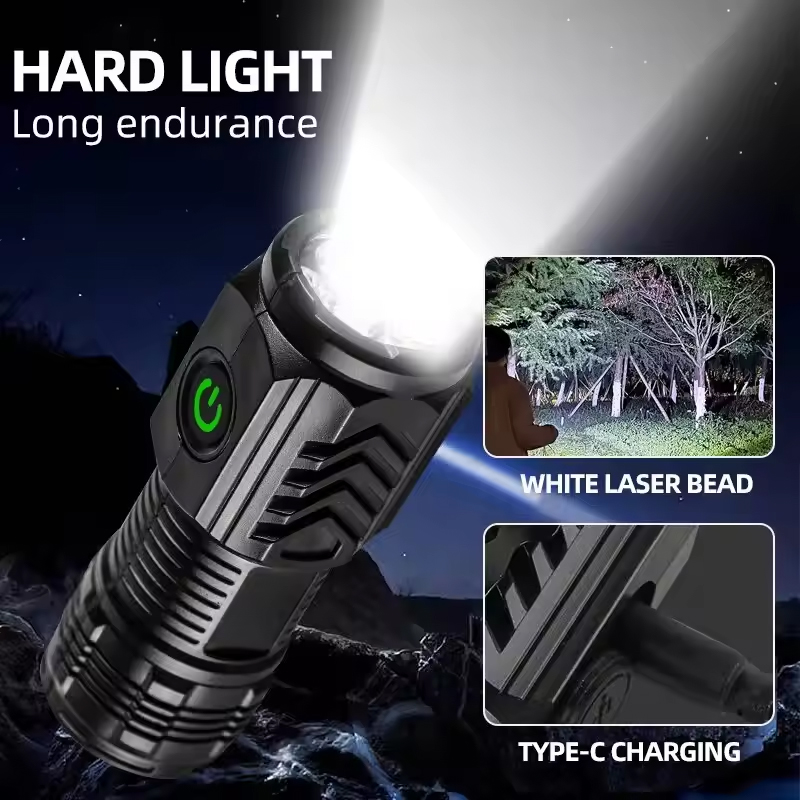 超高輝度ミニ LED 懐中電灯トーチ充電式釣り照明ランタン強 - Outdoor Lighting Nearby のレビューと価格