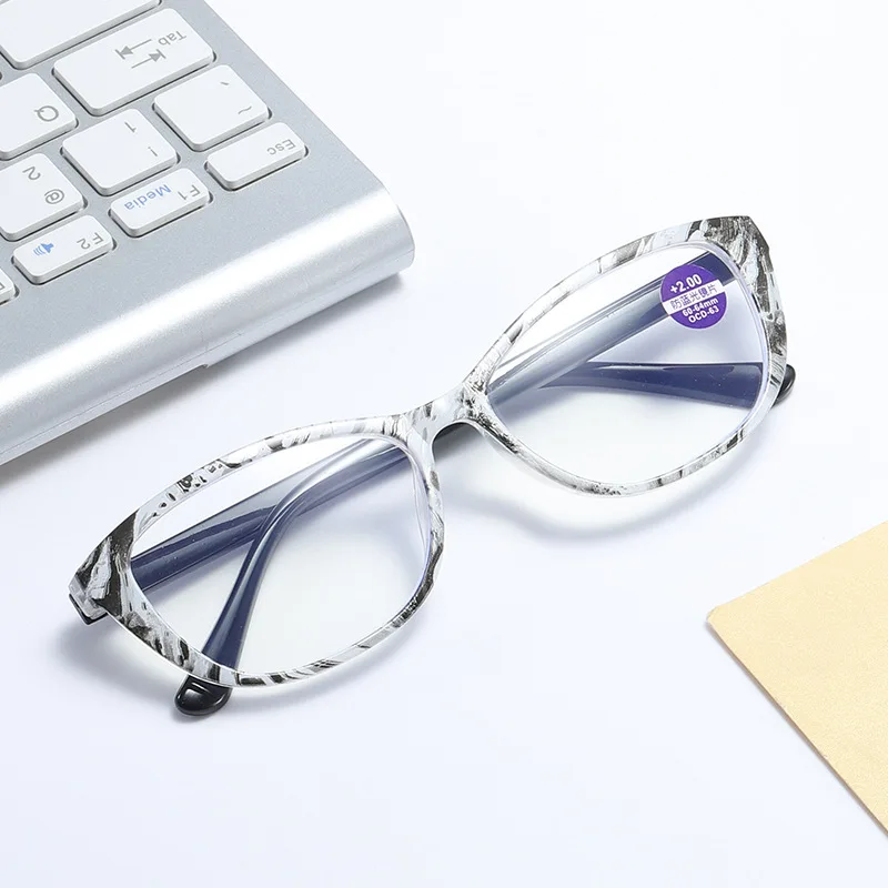 抗ブルーライト老眼鏡女性用トレンドプリントフレーム老眼鏡目の - Outdoor Lighting Trends のレビューと価格