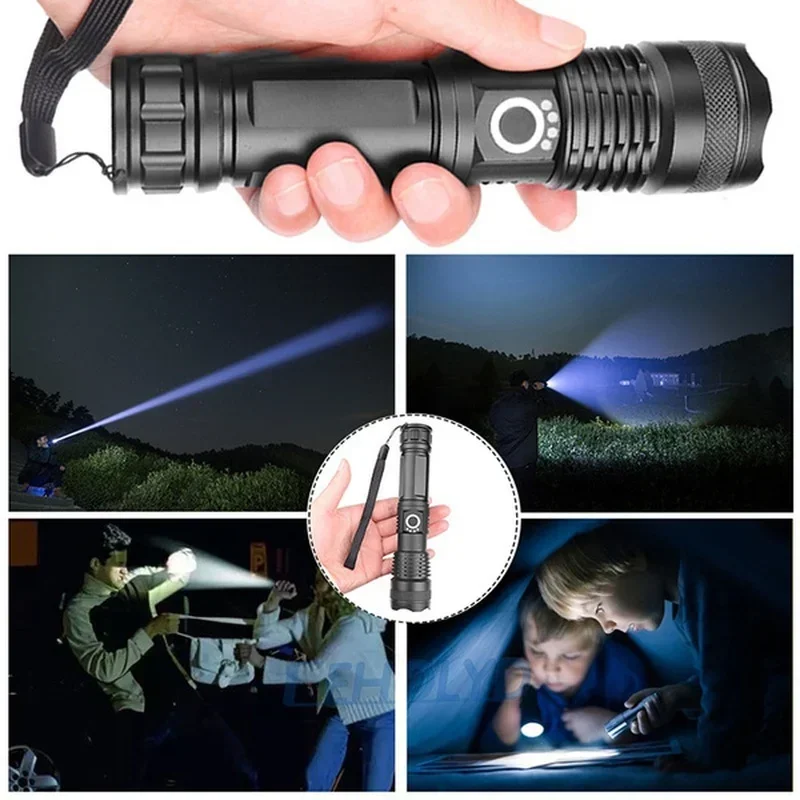 ハイパワー XHP70 LED 懐中電灯 USB-C 充電式 - Outdoor Lighting Nearby のレビューと価格