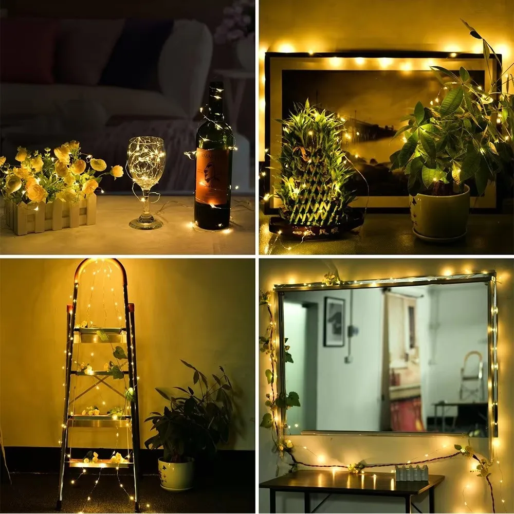 防水屋外ソーラーストリングライト,銅線クリスマスライト,パテ - Outdoor Lighting Xmas のレビューと価格
